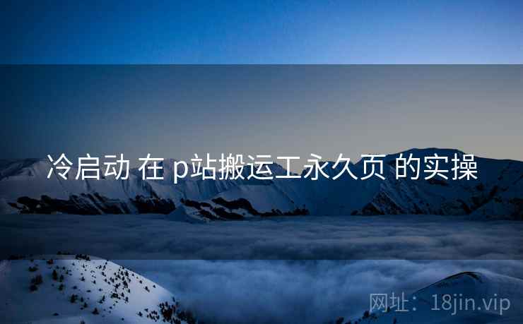 冷启动 在 p站搬运工永久页 的实操