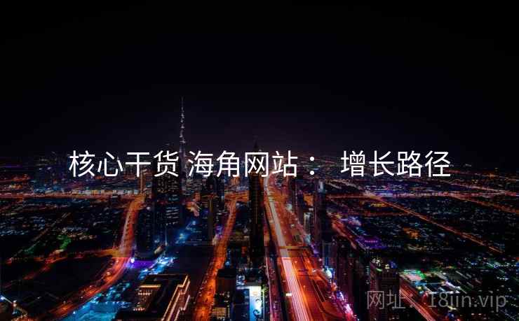 核心干货 海角网站 ： 增长路径