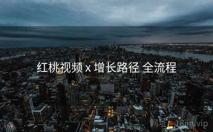 红桃视频 x 增长路径 全流程